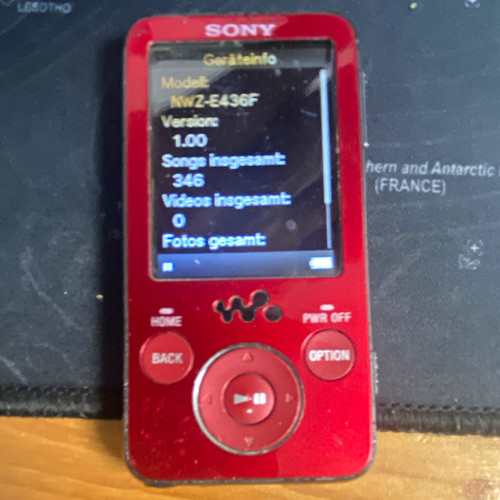 Sony walkman nwz e436f - sony,