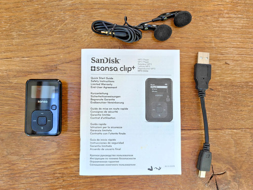 Sandisk sansa clip 4gb - sansa, clip+